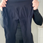 Pantalones moldeadores de malla transpirables de cintura alta invisibles para mujer