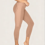 Pantalones moldeadores de malla transpirables de cintura alta invisibles para mujer