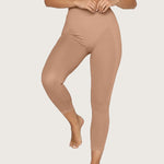 Pantalones moldeadores de malla transpirables de cintura alta invisibles para mujer