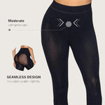 Pantalones moldeadores de malla transpirables de cintura alta invisibles para mujer