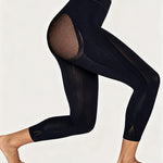 Pantalones moldeadores de malla transpirables de cintura alta invisibles para mujer