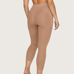 Pantalones moldeadores de malla transpirables de cintura alta invisibles para mujer